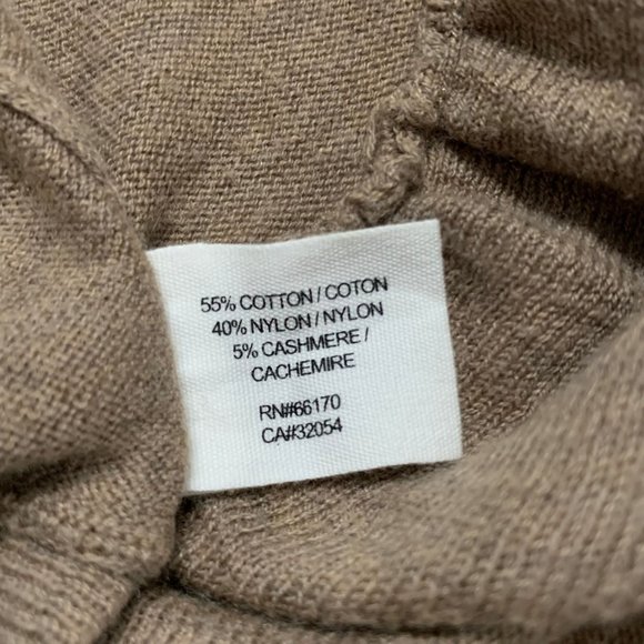 Anthropologie Guinevere Size S Hiking Ruffles Cashmere Blend Cardigan Open Front - Picture 7 of 8